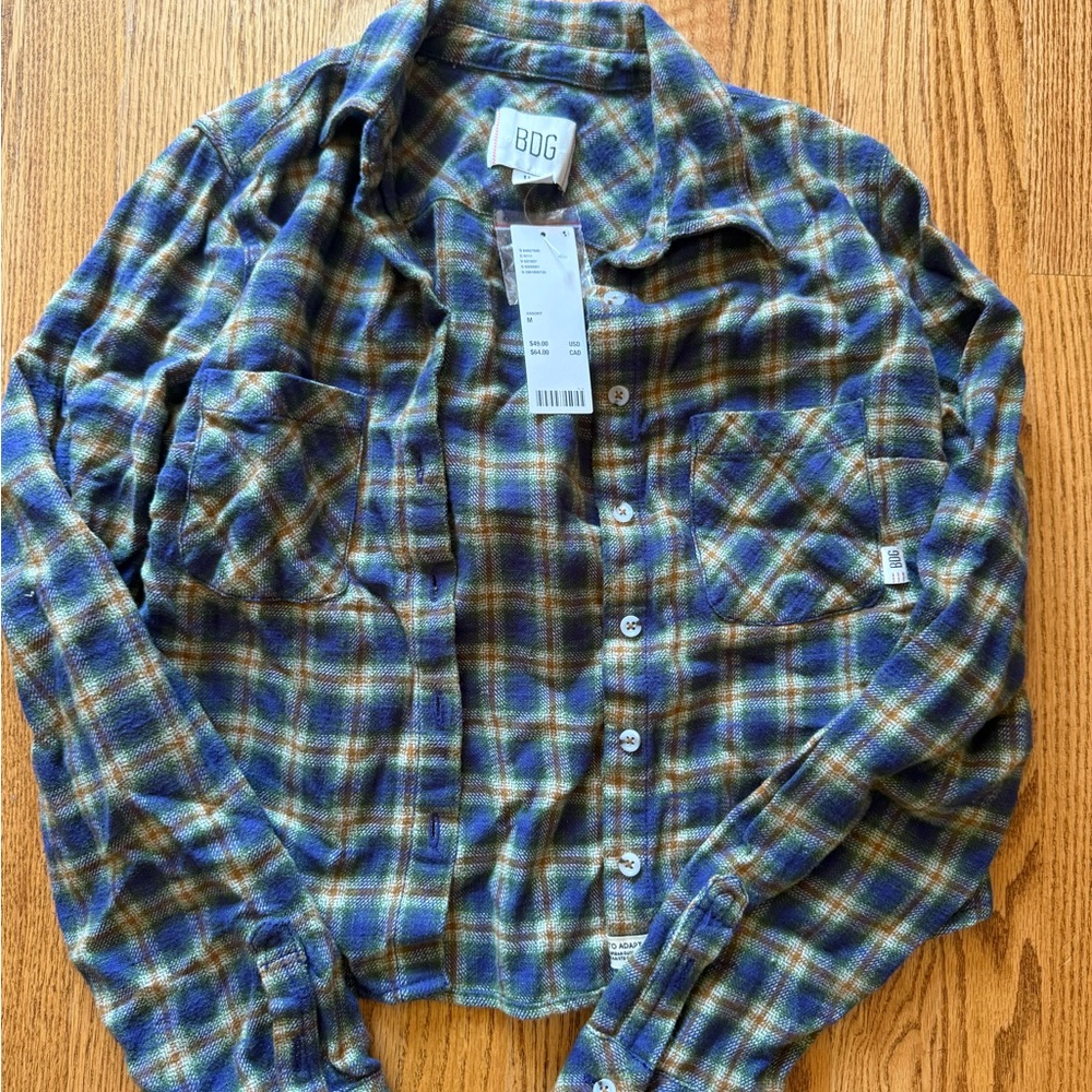 BDG Multicolor Plaid Shirt